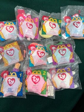 NEW 1996-97 Complete Set McDonald’s Teenie Beanie Babies Sealed